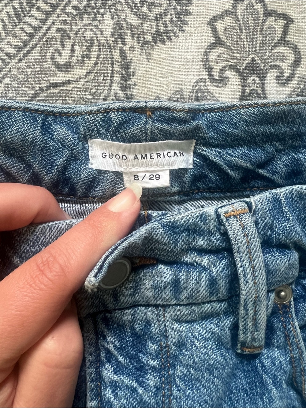 Good American Dark Blue Skinny Jeans - Picture 2 of 3